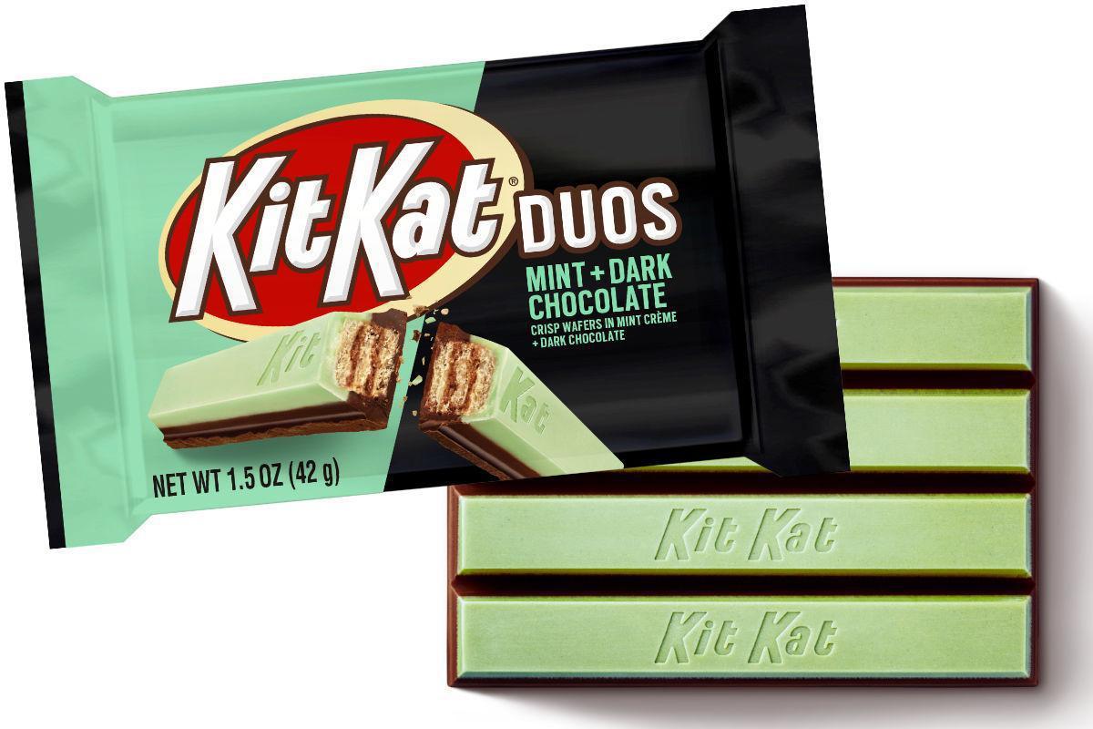 KIT KAT DUOS MINT & DARK CHOCOLATE