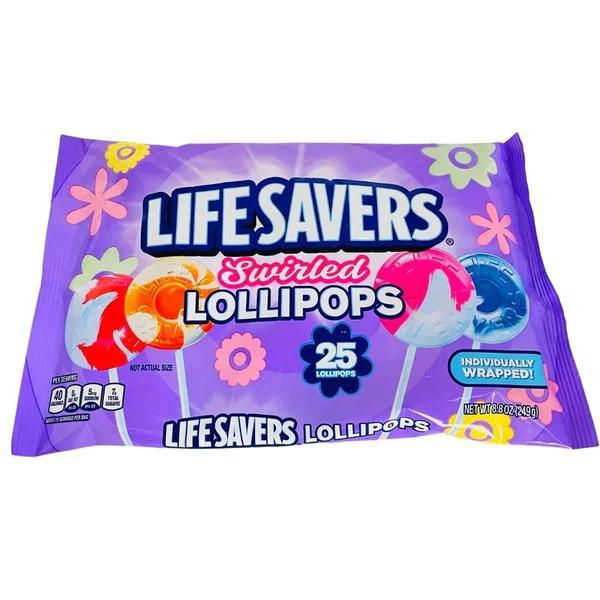 Lifesavers Swirl Pops 25pk Bag