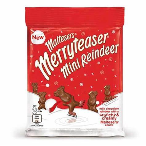 Maltesers UK Mini Reindeers 59g Bag