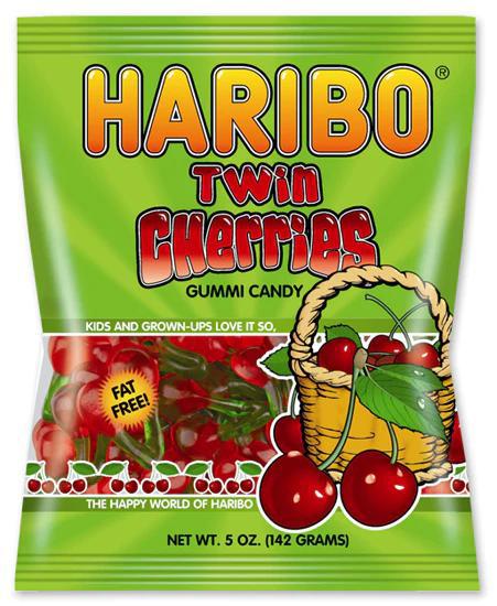 HARIBO TWIN CHERRIES 140G BAG