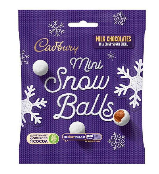 Cadbury UK Mini Snow Balls 80g