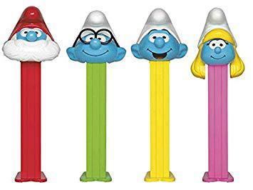 PEZ BLISTER SMURFS