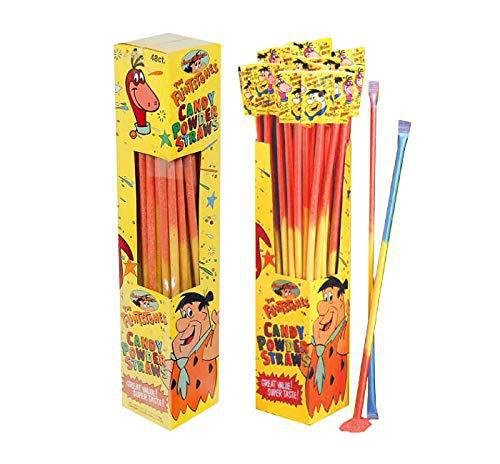 Flintstones Powder Straws