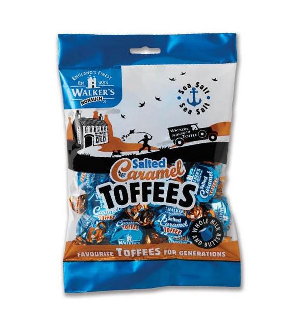 WALKERS SALTED CARAMEL TOFFEE PEG BAG