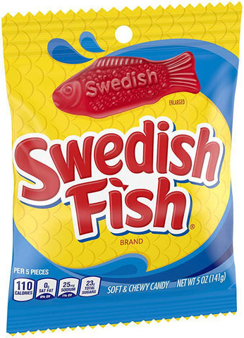 SWEDISH FISH 141G Peg Bag