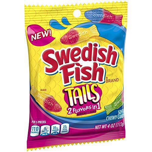 SWEDISH FISH TAILS Peg Bag 102g