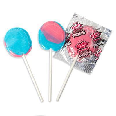 CHARMS FLUFFY STUFF COTTON CANDY LOLLIPOPS