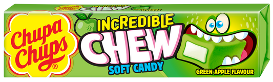 CHUPA CHUPS INCREDIBLE CHEW UK GREEN APPLE