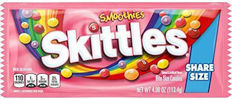 SKITTLES SMOOTHIES SHARE SIZE