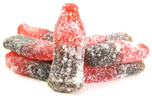 Sour Cherry Cola Bottles 200g