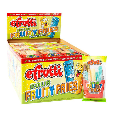 Efrutti Gummi Sour Fruity Fries