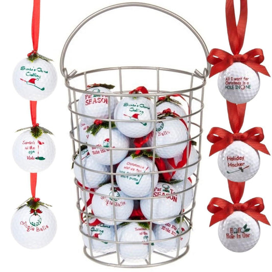 XMAS GOLF BALL ORNAMENT