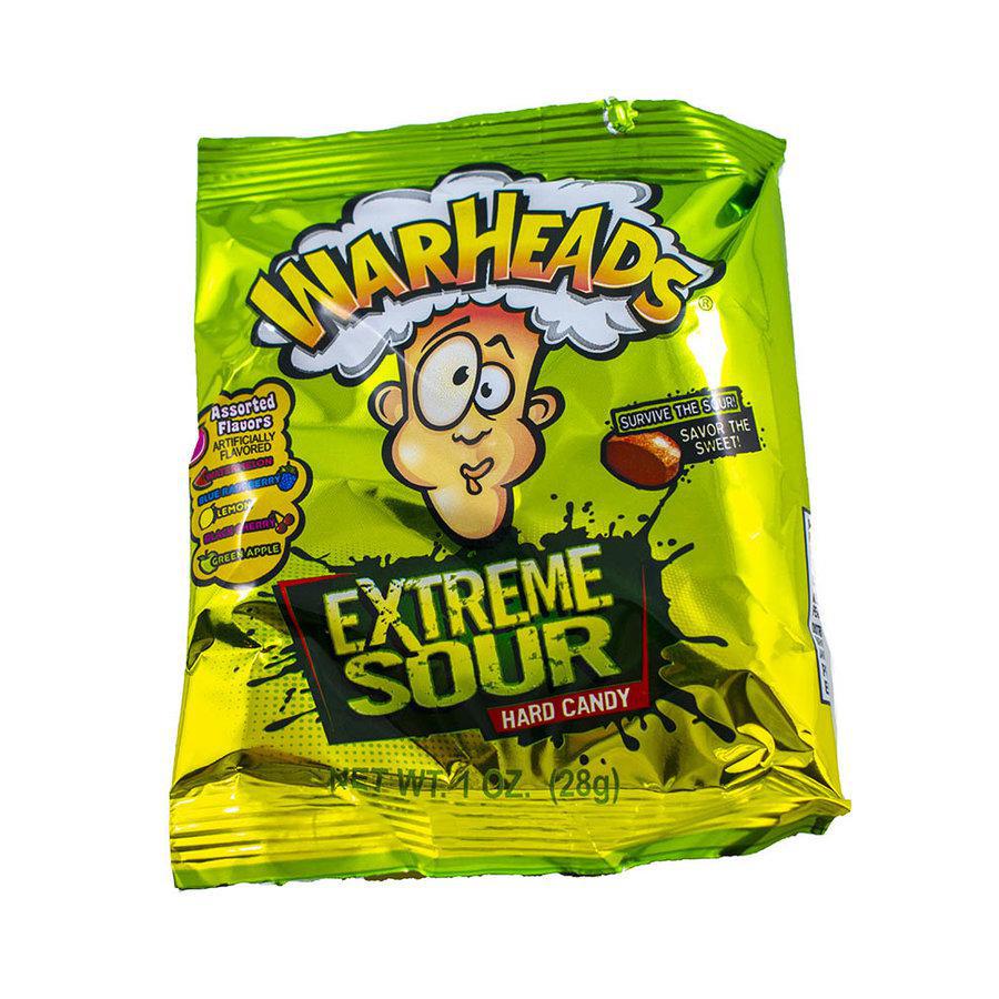 WARHEADS EXTREME SOUR 28g