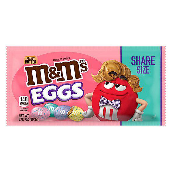 M&M Peanut Butter Eggs Share Size