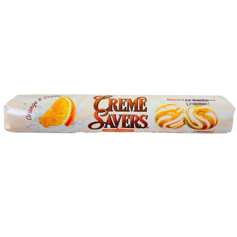 Creme Savers Roll Orange and Creme