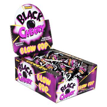 CHARMS BLOW POP BLACK CHERRY